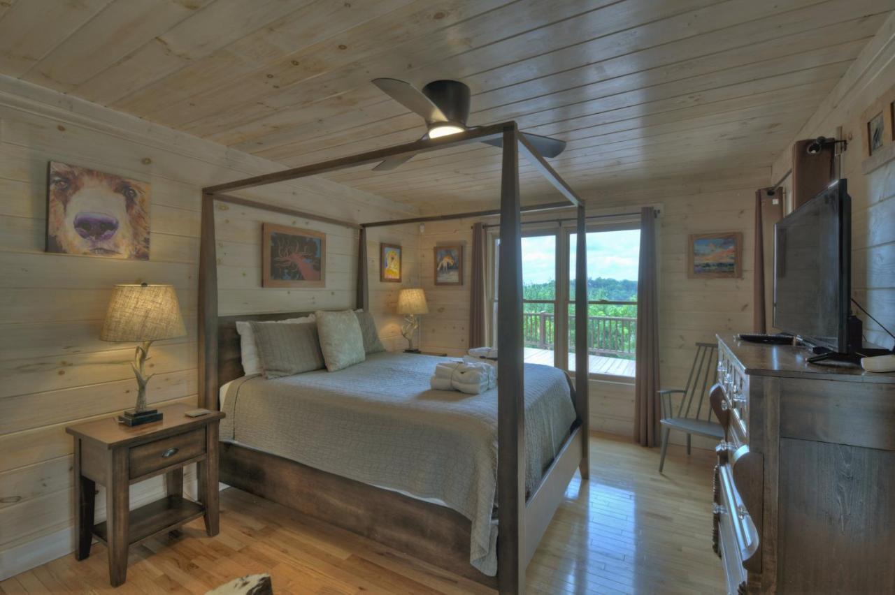 Champagne Chalet - Cuddleup Villa Morganton Exterior foto